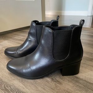 Black Chelsea Booties
